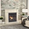 Duluth Forge Dual Fuel Ventless Gas Fireplace With Mantel - 32,000 Btu, Remote DFS-400R-2AW